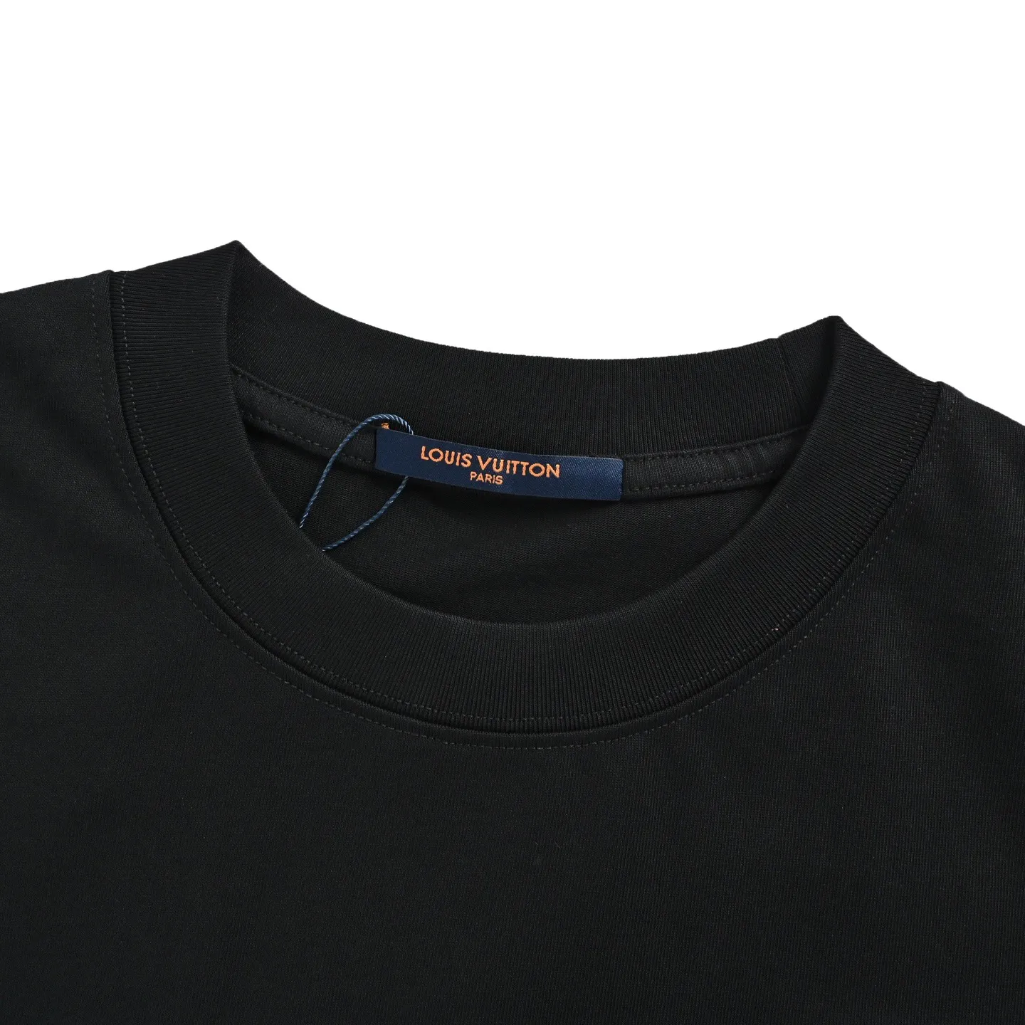 Louis Vuitton/Louis Vuitton inkjet presbyopic line logo embroidered short sleeves